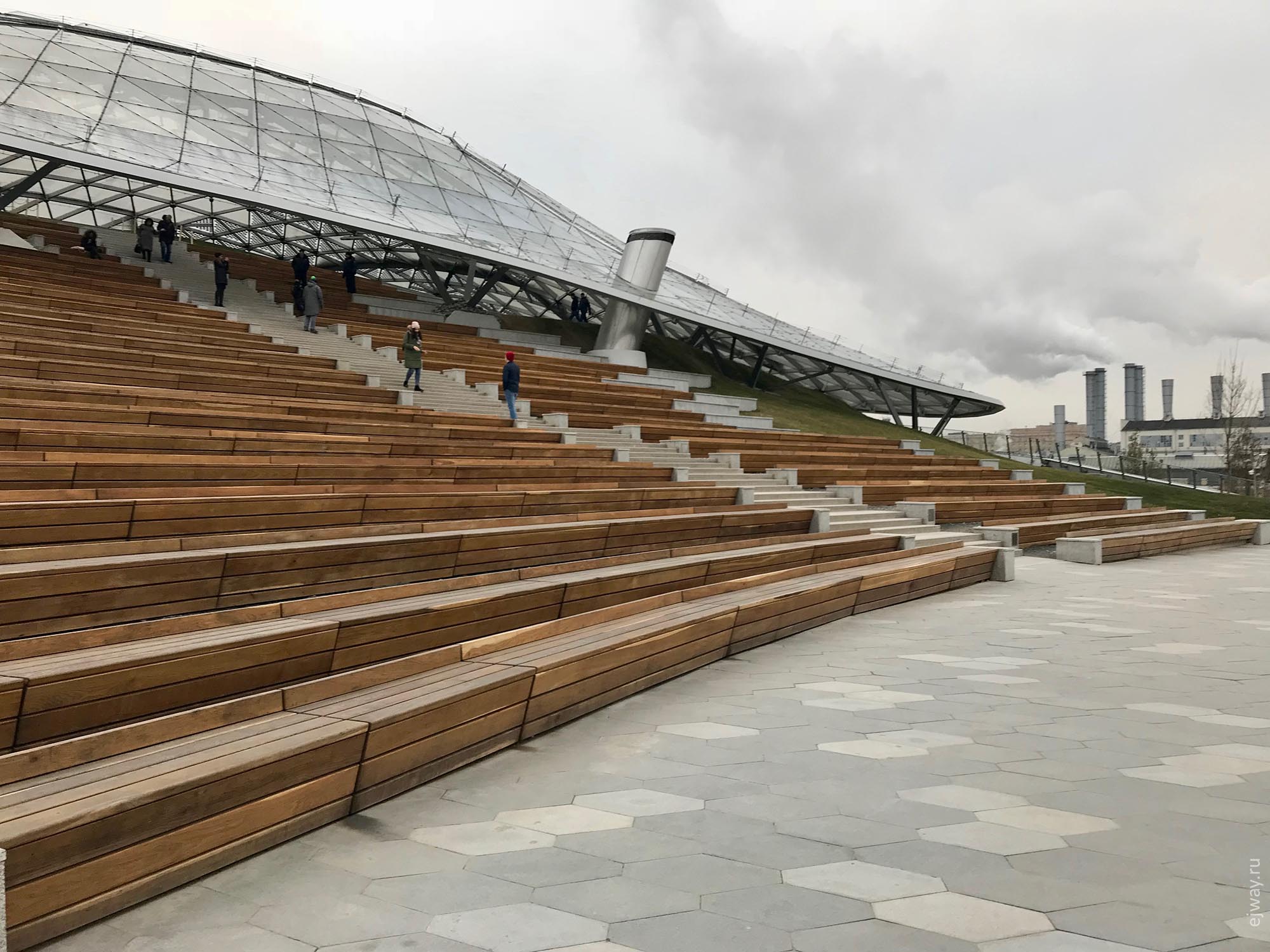 Москва, парк Зарядье, ejway.ru, парк, зарядье