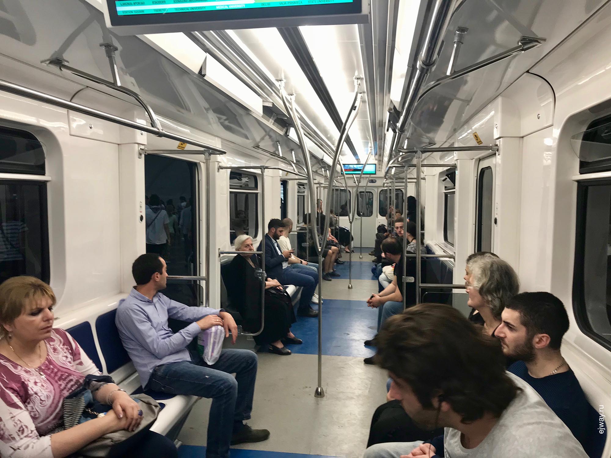 Грузия, Тбилиси, Забастовка машинистов метро, ejway.ru, метро, вагон