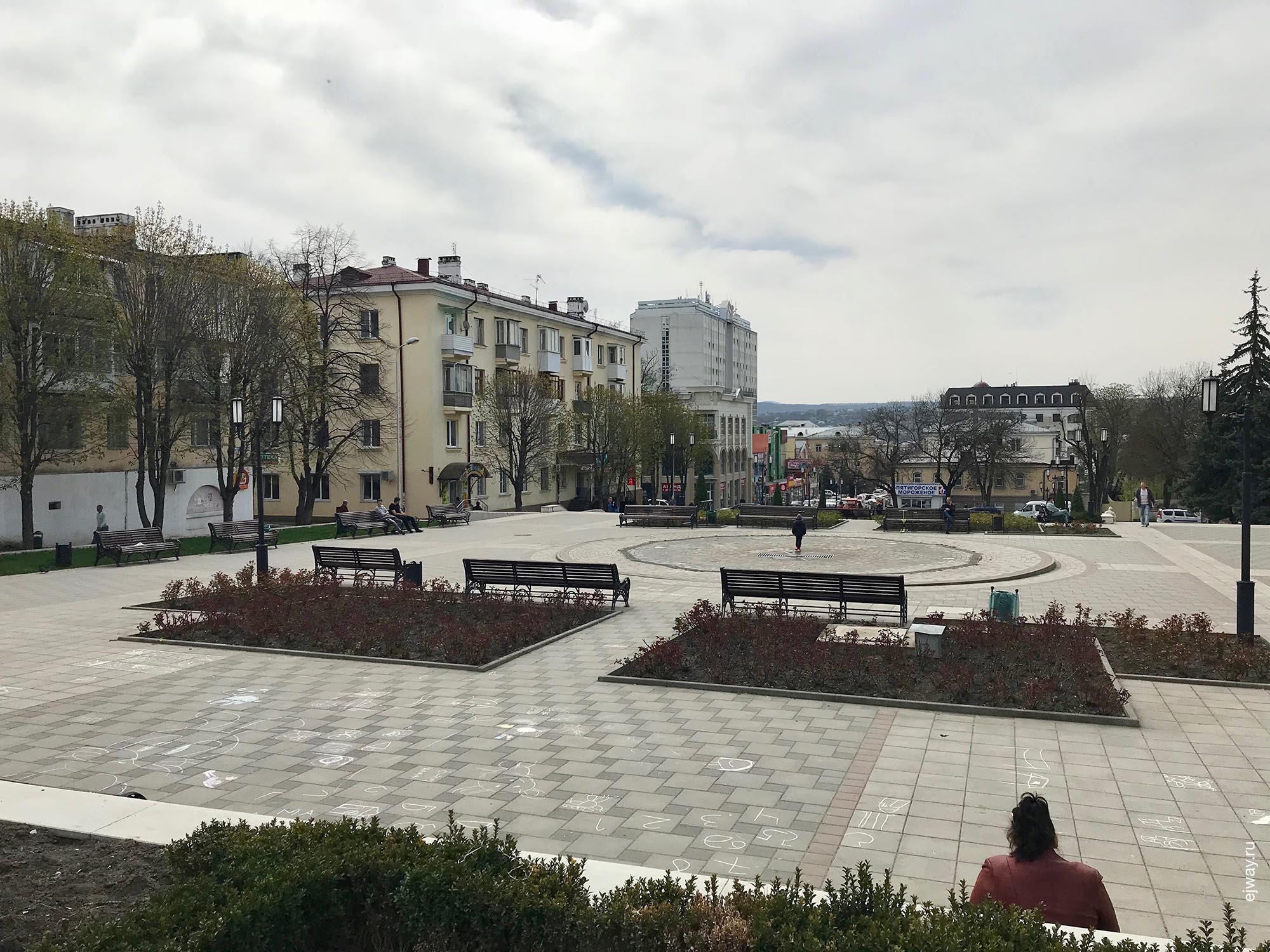 Россия, Улицы Пятигорска, ejway.ru, сквер