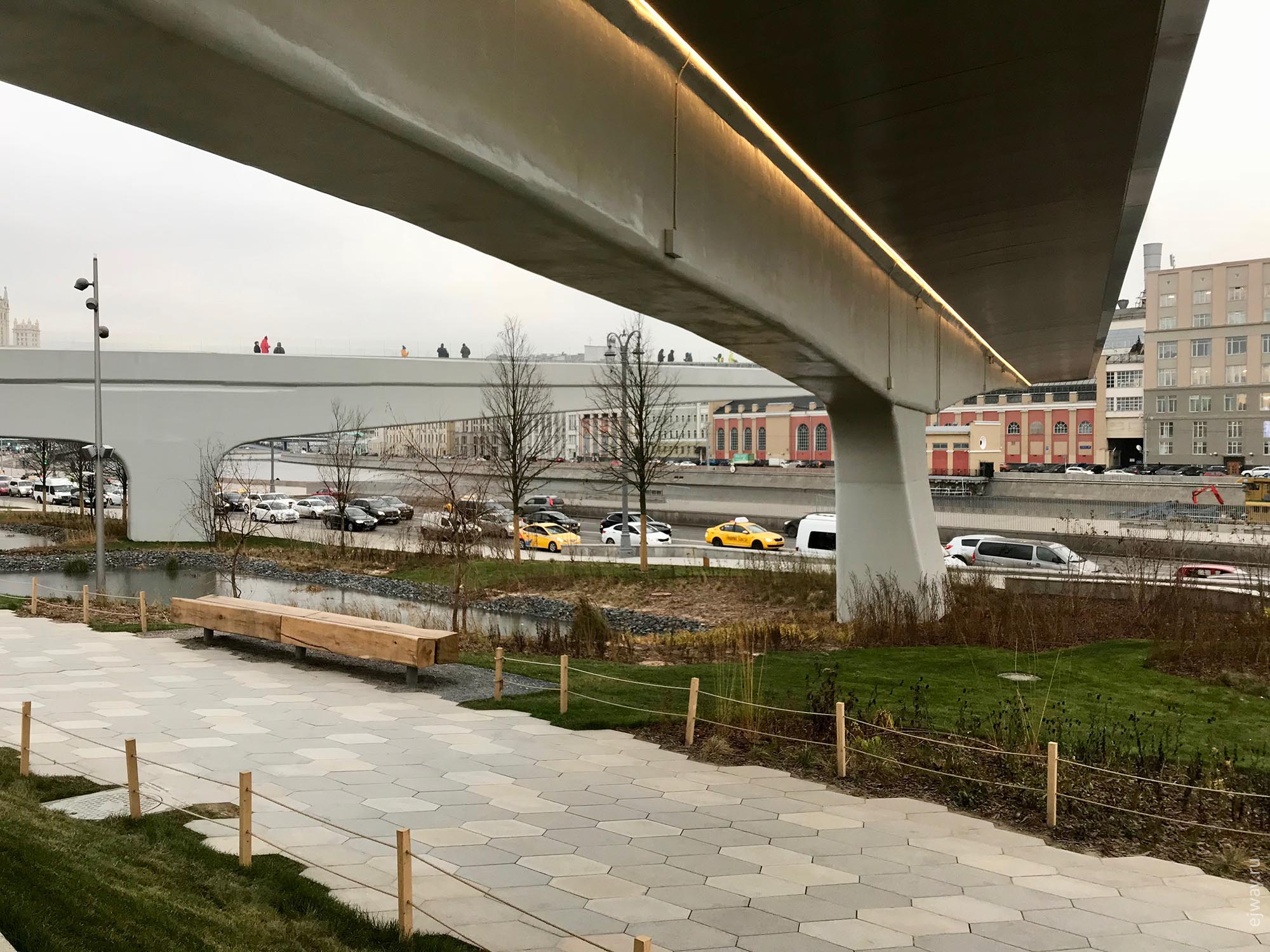 Москва, парк Зарядье, ejway.ru, парящий мост, зарядье, маразм