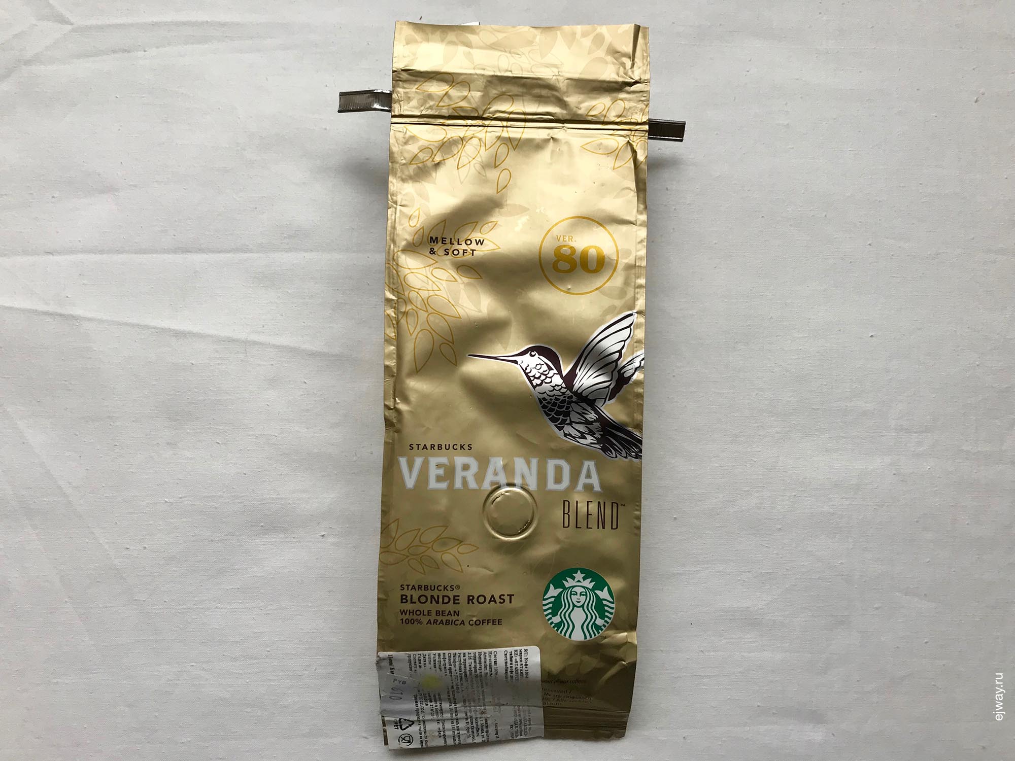 Россия, Москва, Veranda. Starbucks, ejway.ru, кофе в зернах на 3+, starbucks