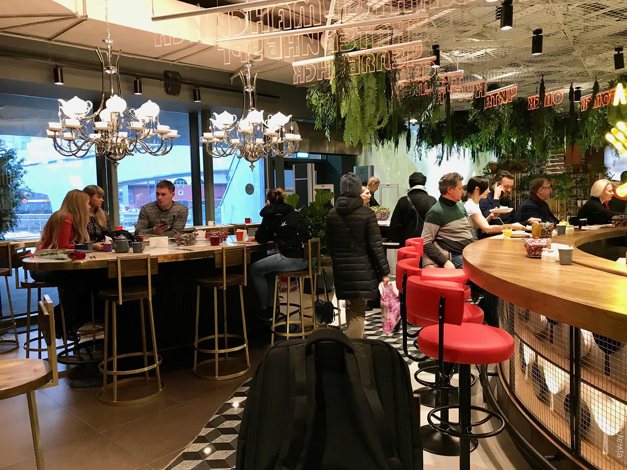 Москва, парк Зарядье, ejway.ru, фудкорт, ресторан, еда